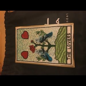 alice & Olivia bird clutch